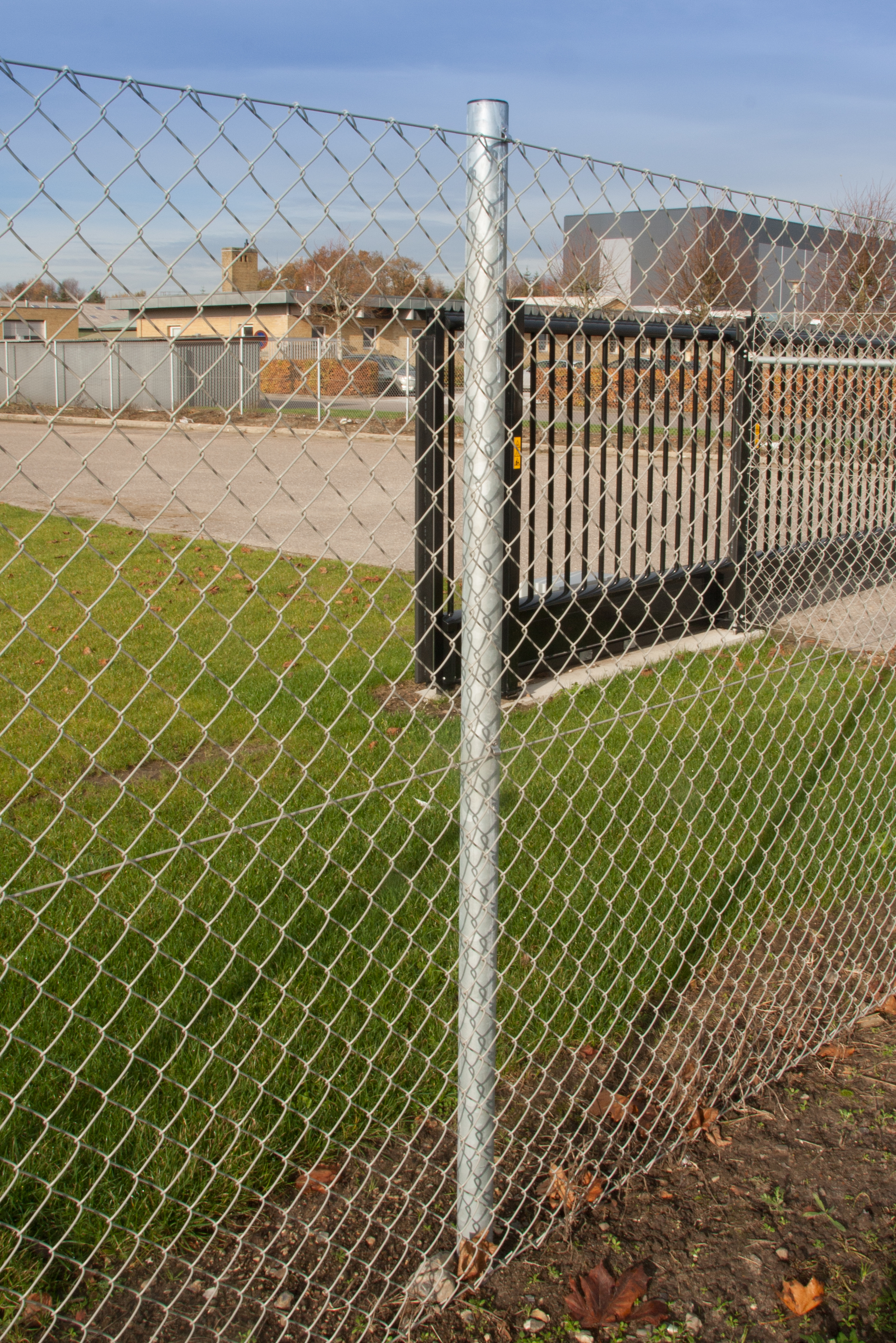 Mellemstolpe til fletvævshegn